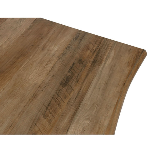 Ravenna 63" Rectangular Dining Table With MDF Tabletop and Metal Legs