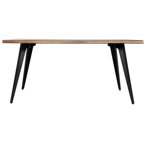 Ravenna 63" Rectangular Dining Table With MDF Tabletop and Metal Legs