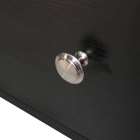 Rochester Modern Rectangular TV Stand: Enclosed Storage & Powder-Coated Iron Legs