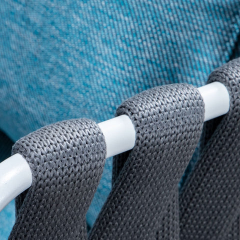 Spencer Modern Outdoor Rope Club Chair With Cushions