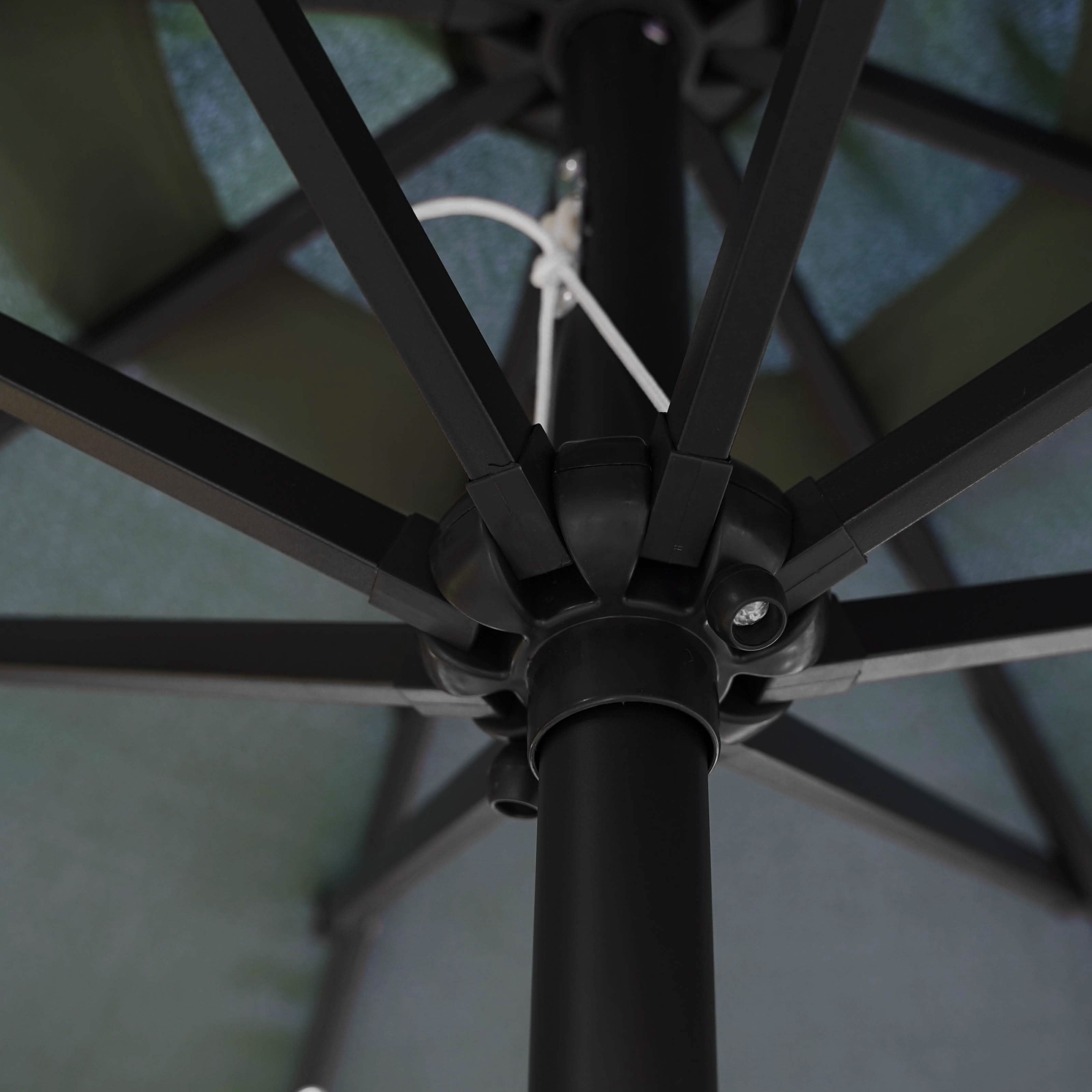 Sierra Outdoor Patio Umbrella with Base