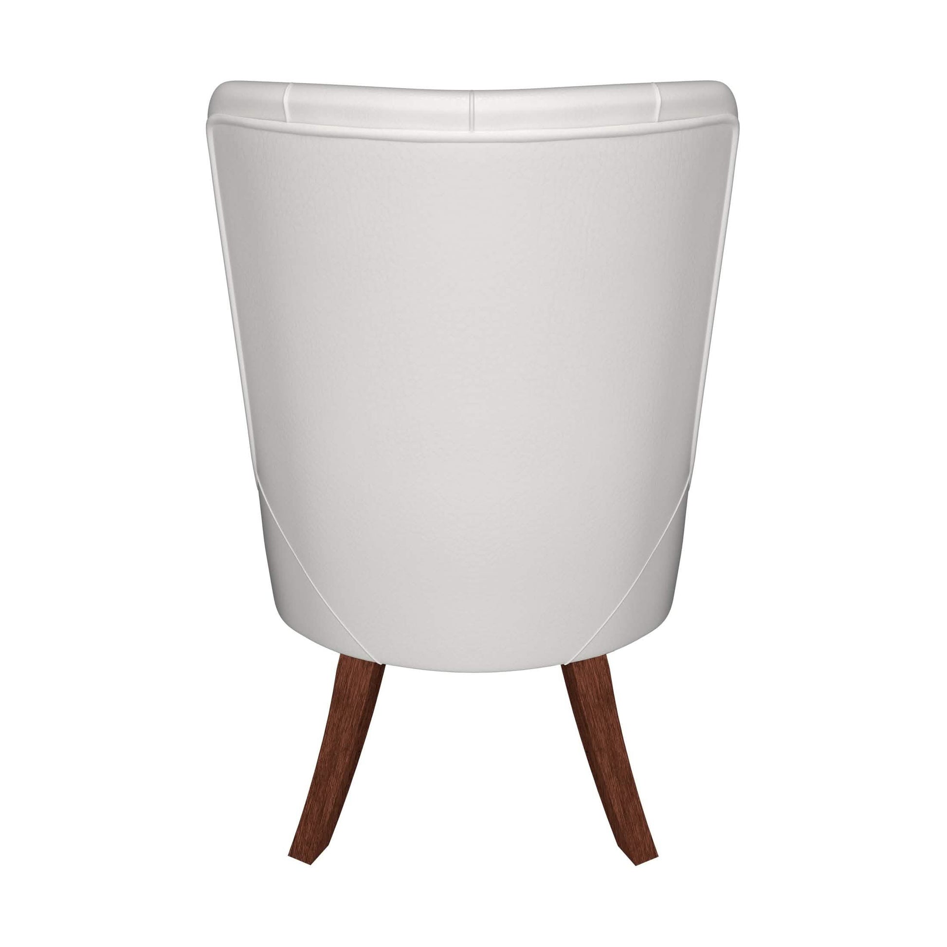 Spruce Collection Modern Wooden Dining Chair in Beige Velvet Set of 2