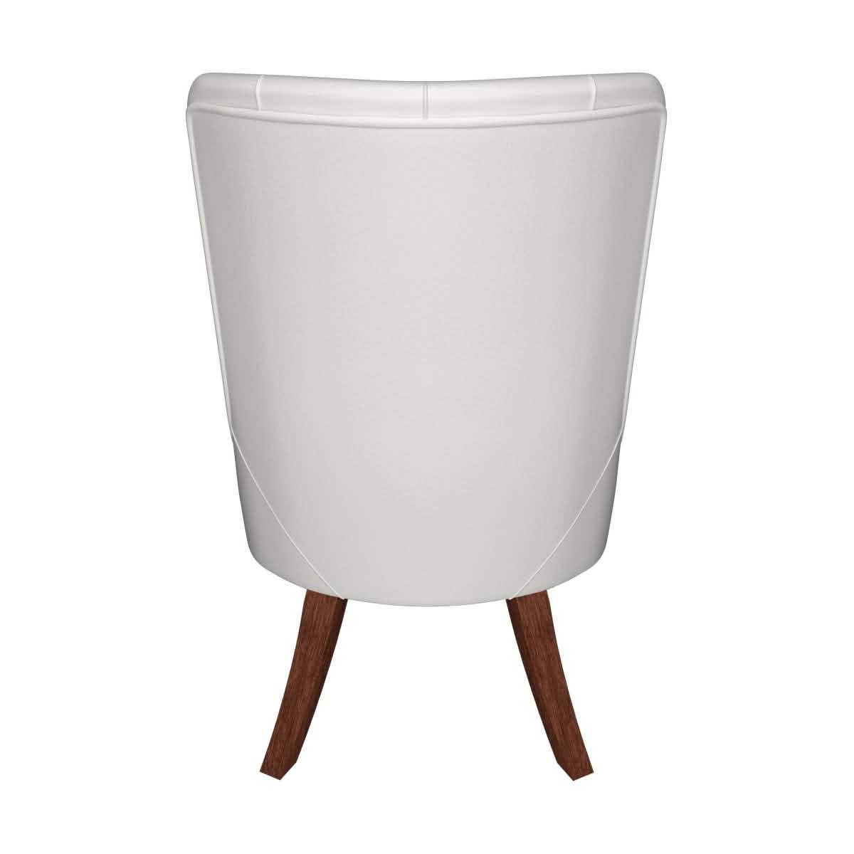 Spruce Collection Modern Wooden Dining Chair in Beige Velvet Set of 4