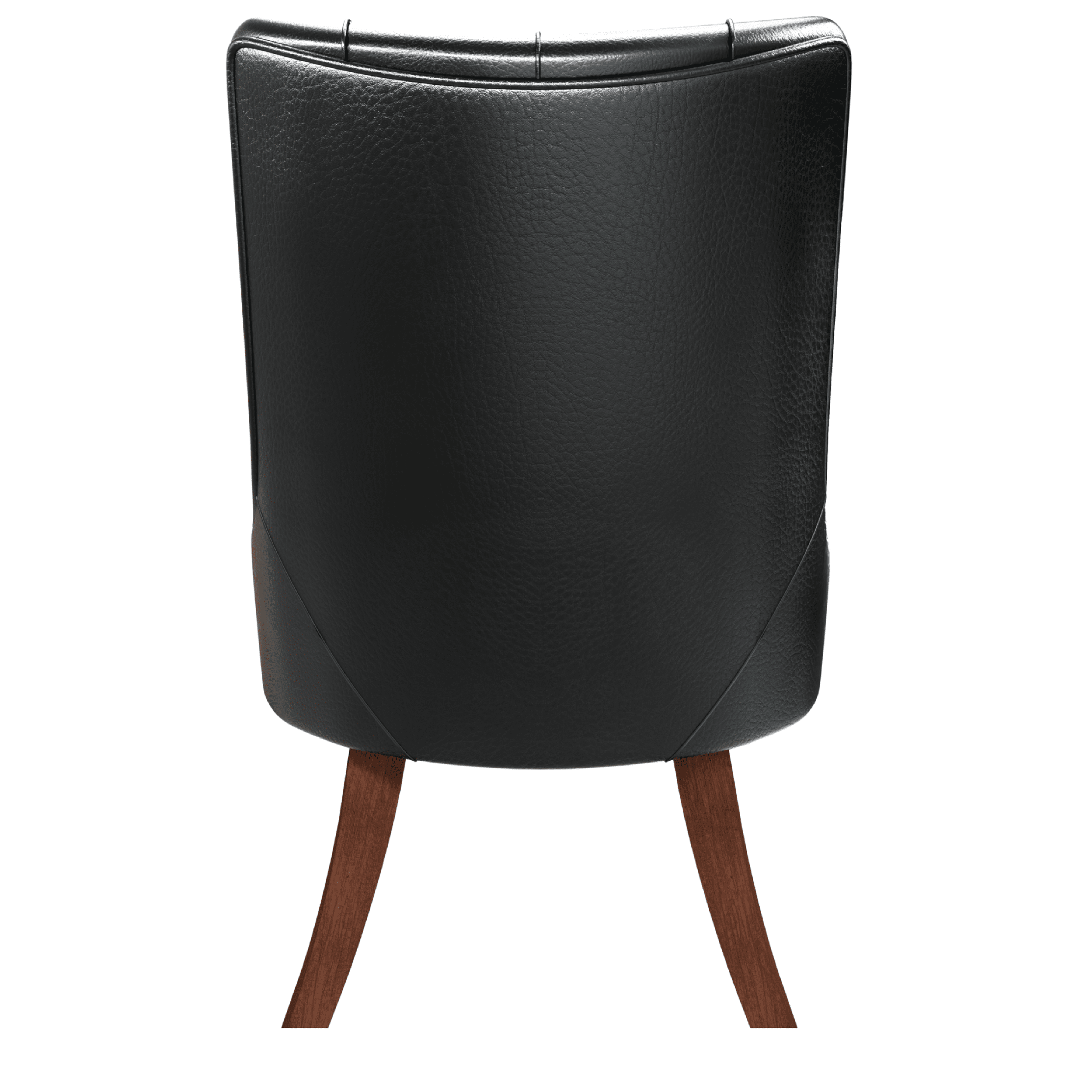 Spruce Dining Chair in Leather/Velvet with Diamond - Tufted Design and Rubberwood Legs