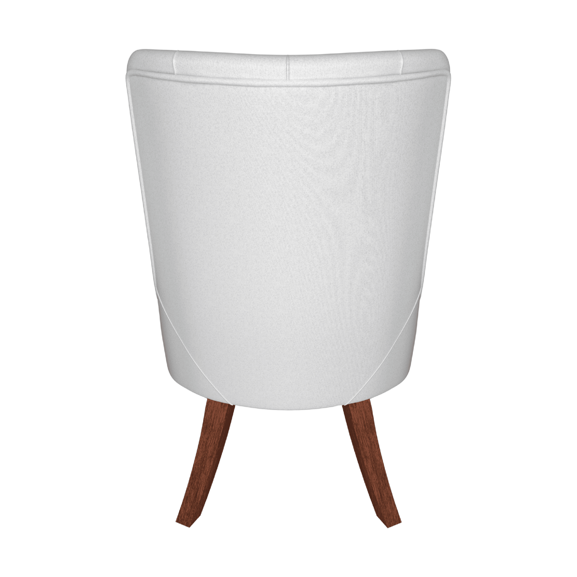 Spruce Dining Chair in Leather/Velvet with Diamond - Tufted Design and Rubberwood Legs
