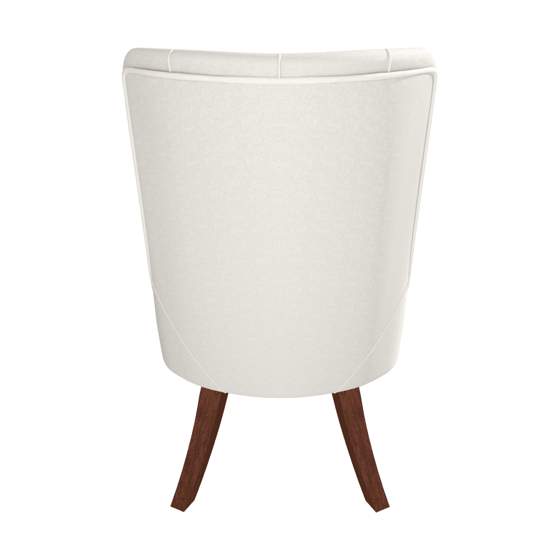 Spruce Dining Chair in Leather/Velvet with Diamond - Tufted Design and Rubberwood Legs
