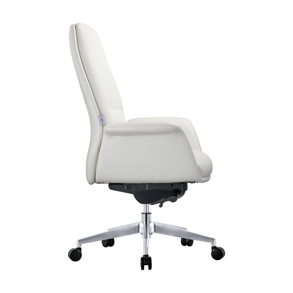 Summit Adjustable Height Leather Conference Office Chair with Swivel and Tilt