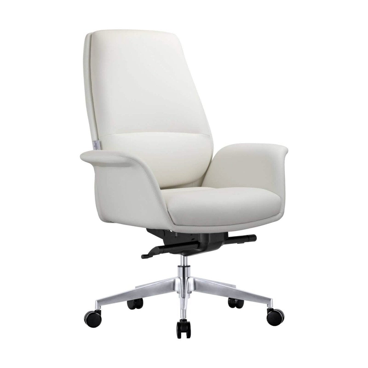 Summit Adjustable Height Leather Conference Office Chair with Swivel and Tilt