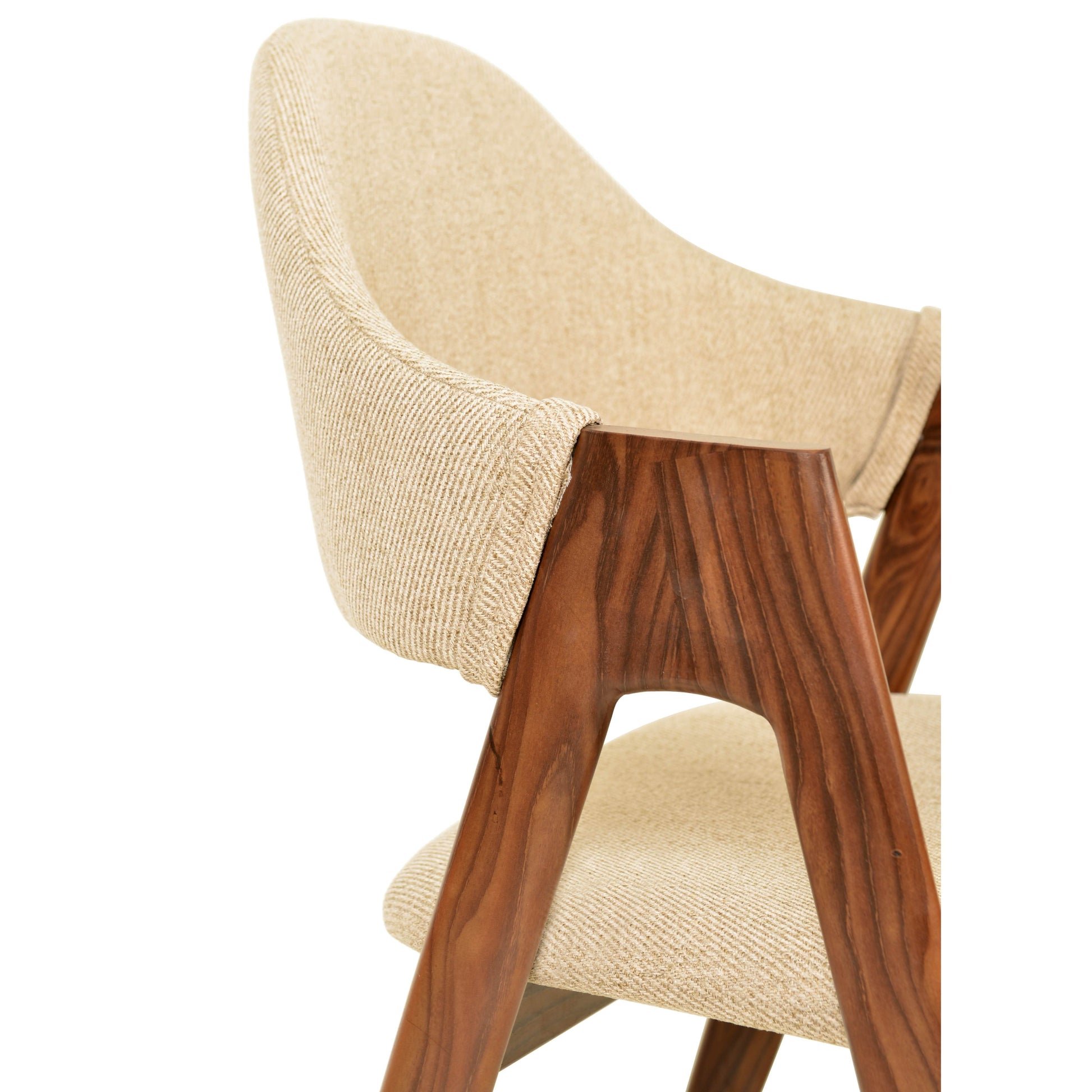 Sylva 7 - Piece Dining Set with Rectangular Sintered Stone Dining Table and 6 Upholstered Dining Chairs