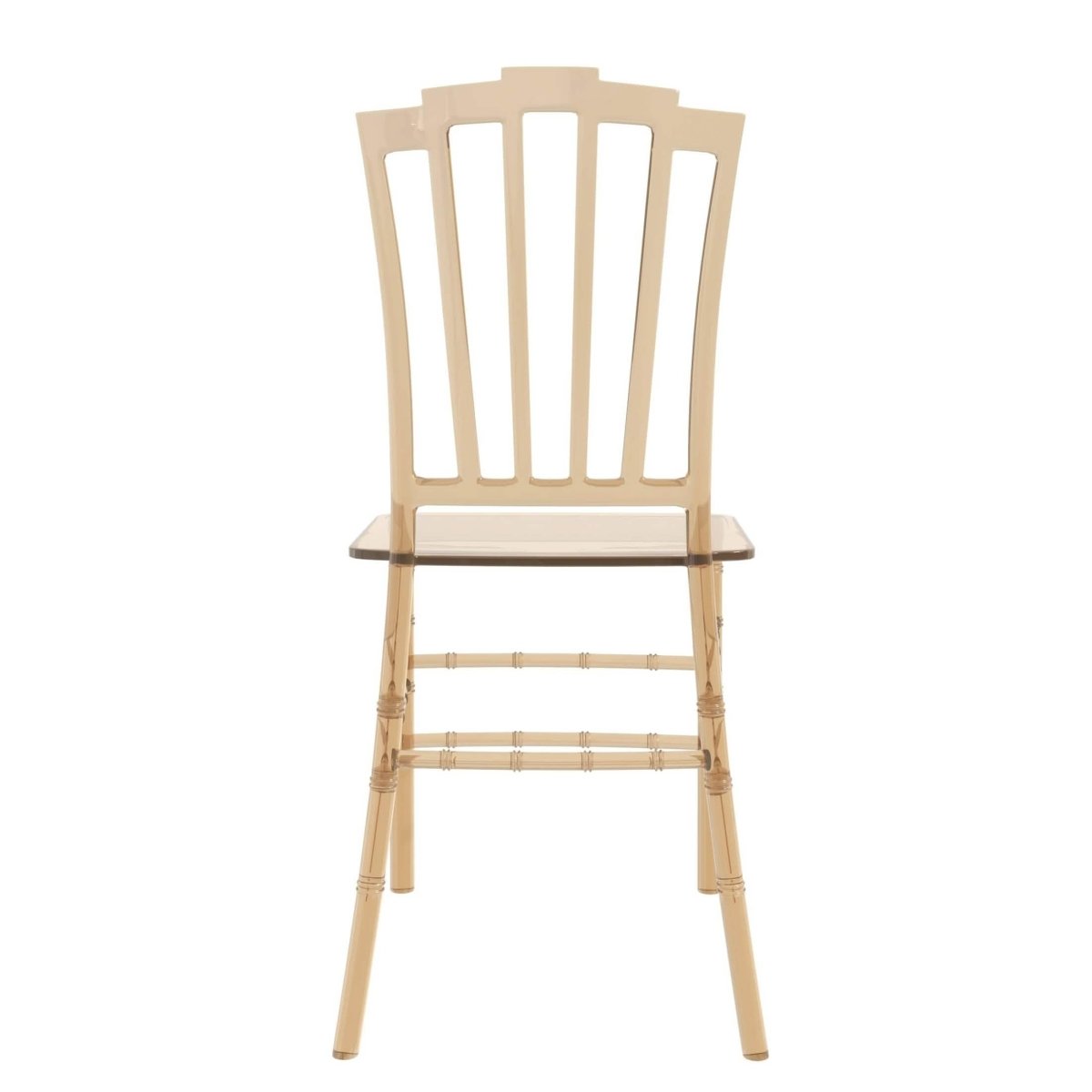 Synth Dining Chair Polycarbonate Side Chair with Windsor Back Design