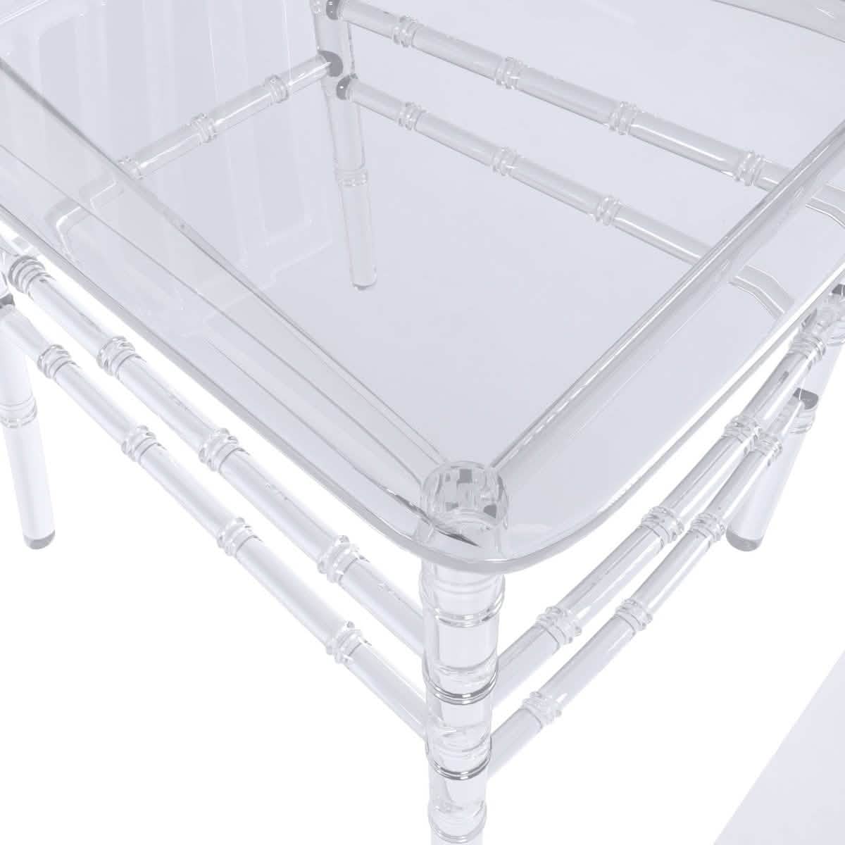 Synth Dining Chair Polycarbonate Side Chair with Windsor Back Design Set of 4