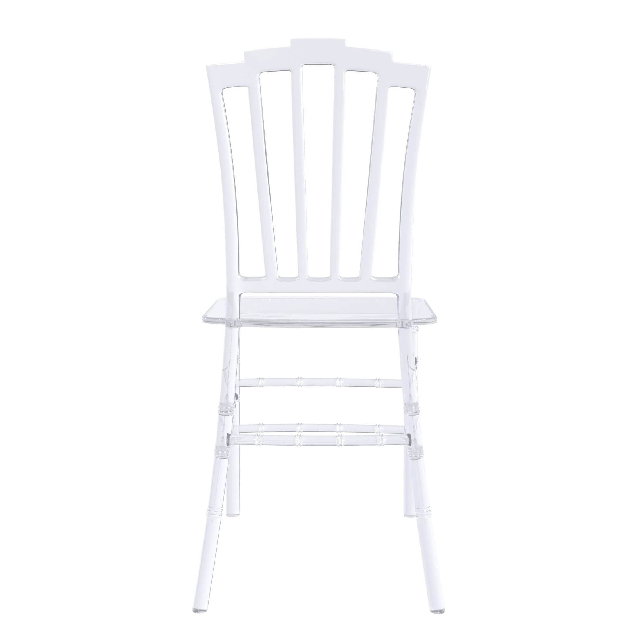 Synth Dining Chair Polycarbonate Side Chair with Windsor Back Design Set of 4