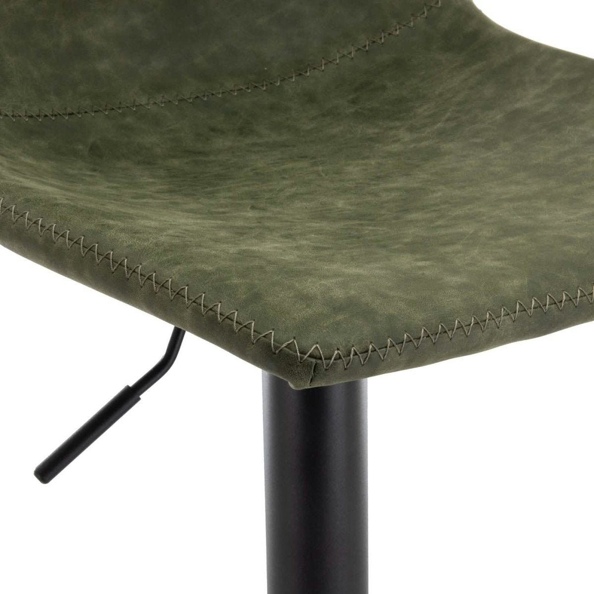 Tilbury Modern Adjustable Bar Stool with Footrest and 360 - Degree Swivel