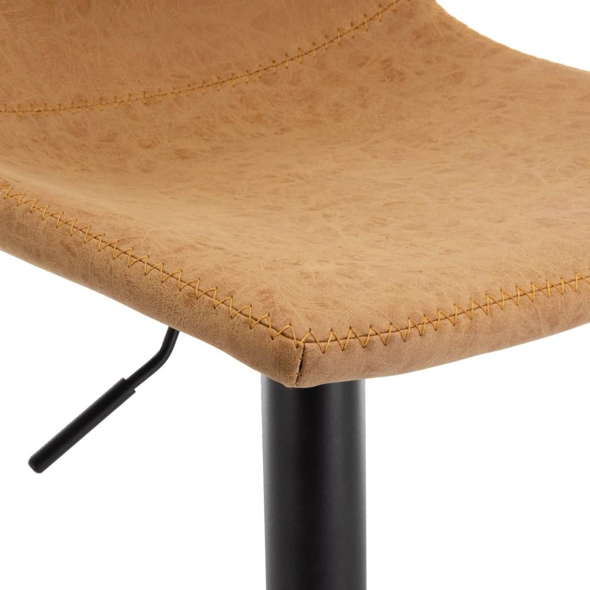 Tilbury Modern Adjustable Bar Stool with Footrest and 360 - Degree Swivel
