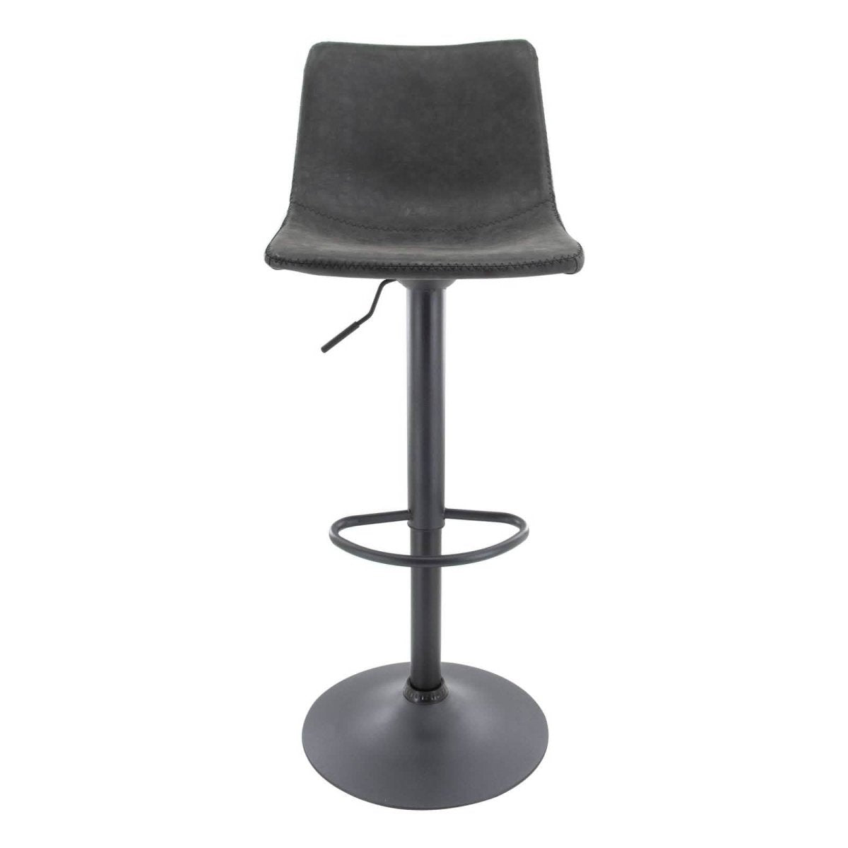 Tilbury Modern Adjustable Bar Stool with Footrest and 360 - Degree Swivel