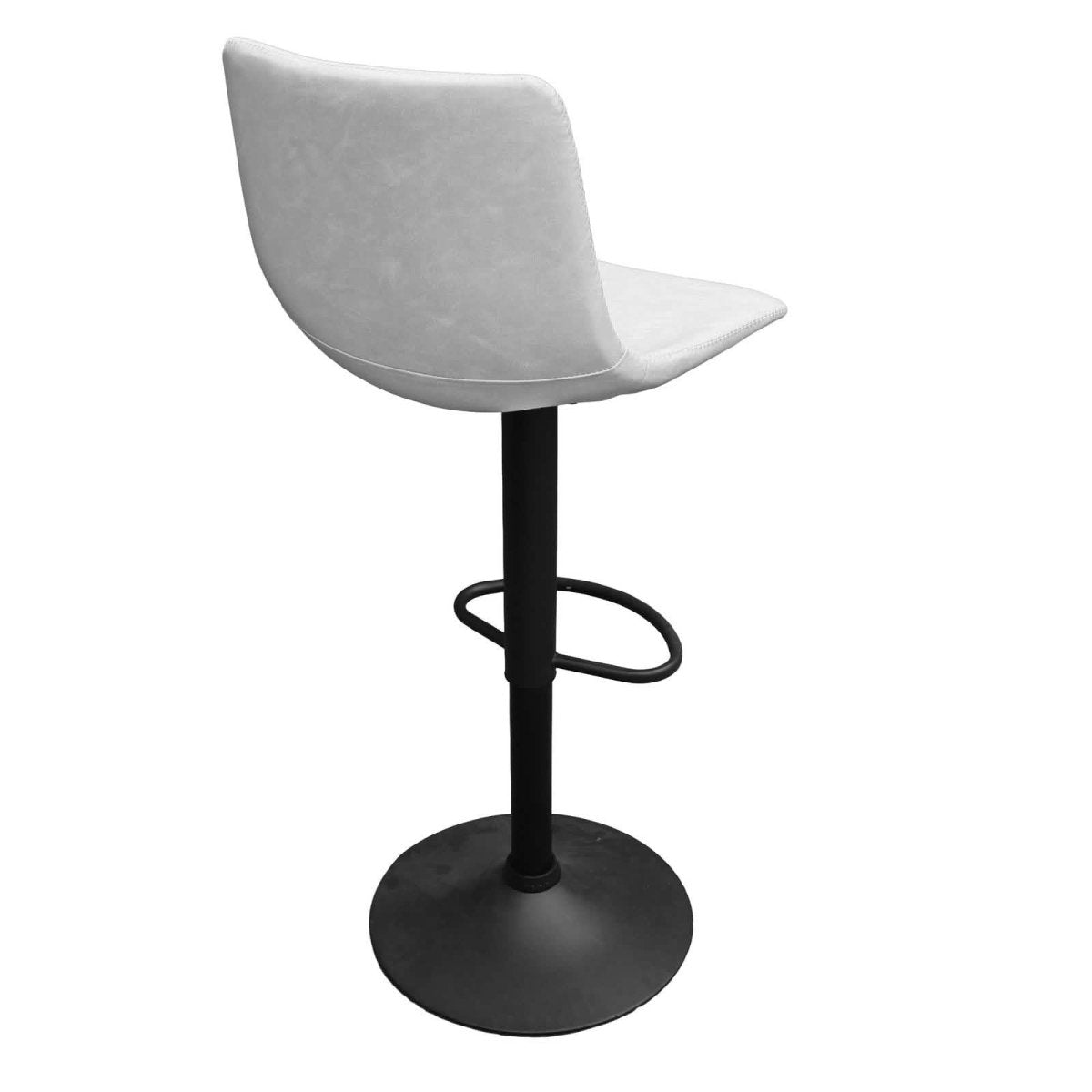 Tilbury Modern Adjustable Bar Stool with Footrest and 360 - Degree Swivel