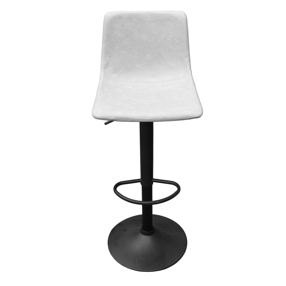 Tilbury Modern Adjustable Bar Stool with Footrest and 360 - Degree Swivel