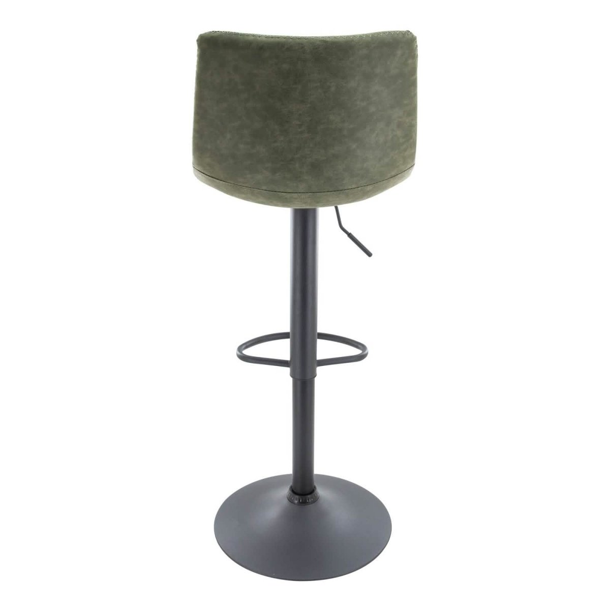 Tilbury Modern Adjustable Bar Stool with Footrest and 360 - Degree Swivel