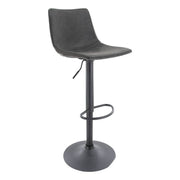 Tilbury Modern Adjustable Bar Stool with Footrest and 360 - Degree Swivel