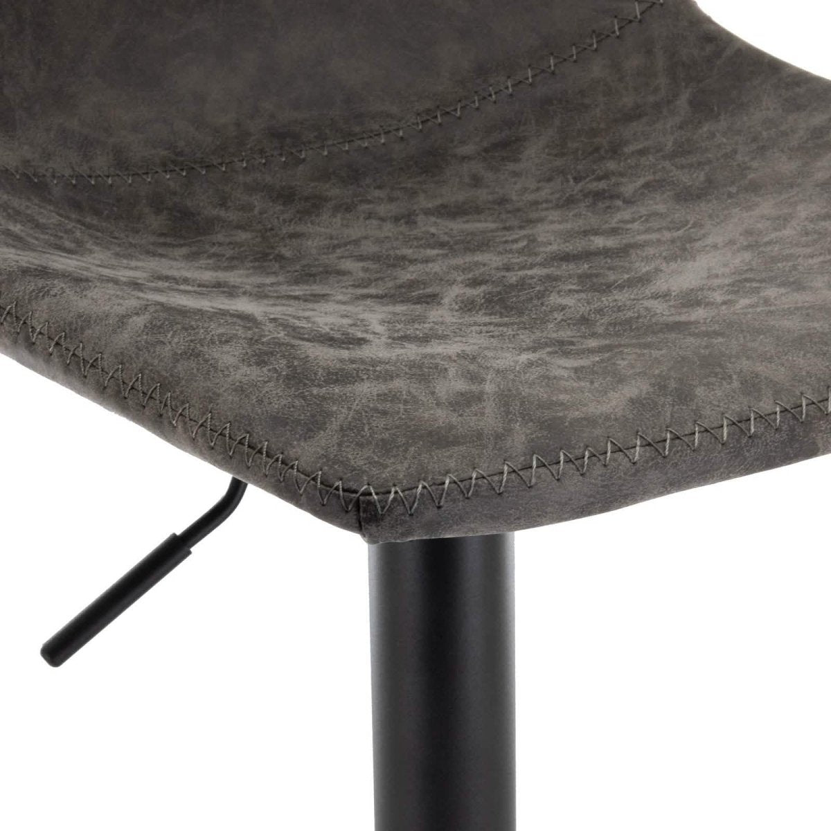 Tilbury Modern Adjustable Bar Stool with Footrest and 360 - Degree Swivel