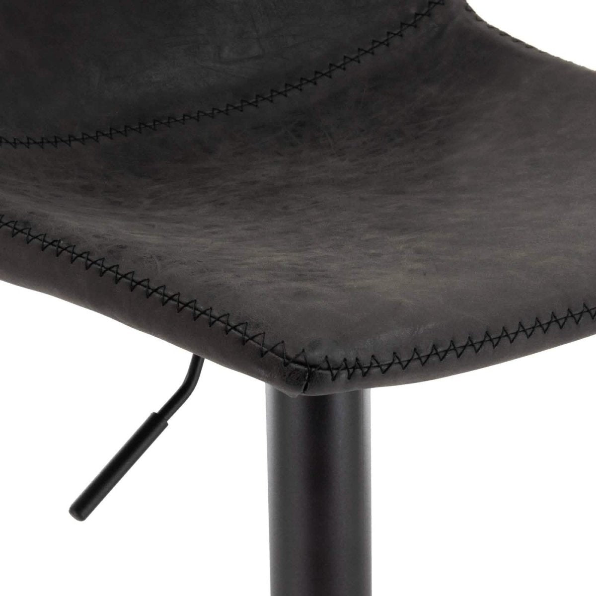 Tilbury Modern Adjustable Bar Stool with Footrest and 360 - Degree Swivel