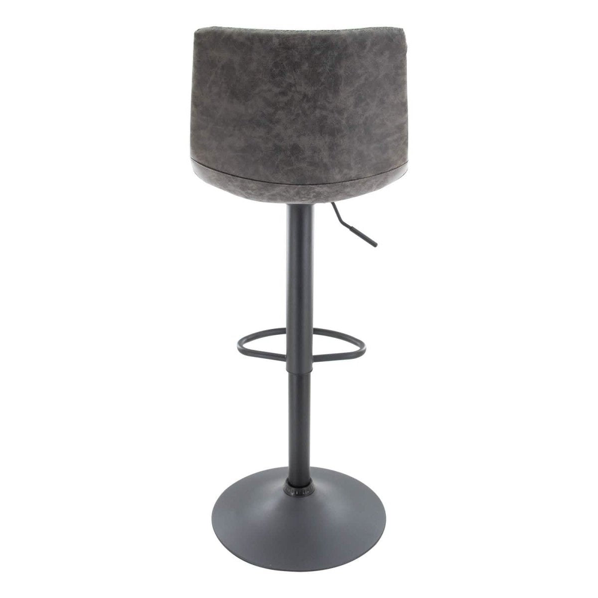 Tilbury Modern Adjustable Bar Stool with Footrest and 360 - Degree Swivel