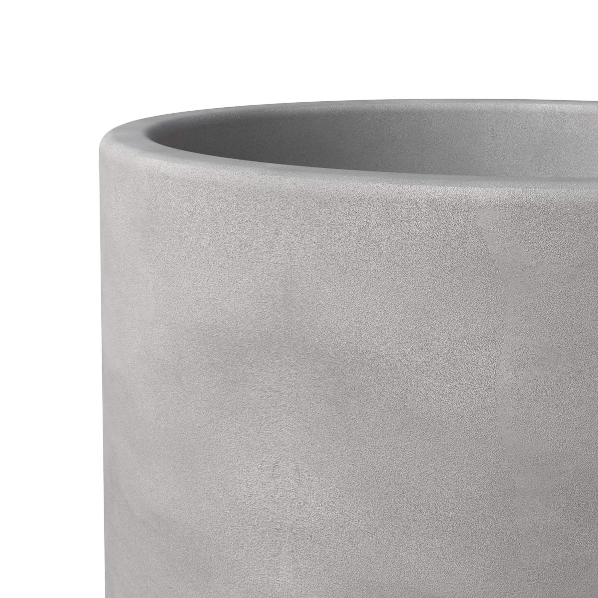 Topiary 3 - Piece Modern Fiberstone: Cylinder Planter Pot Set for Indoor and Oudoor