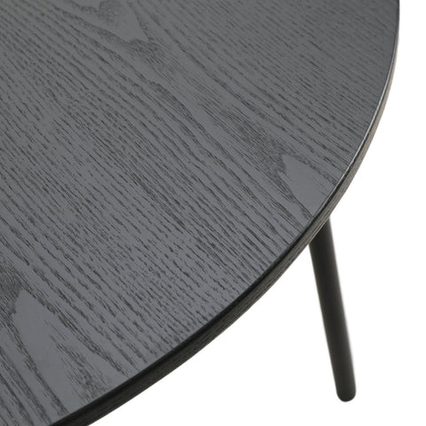 Tule 7-Piece Dining Set: Steel Frame, 6 Upholstered Chairs, 71'' Oval MDF Tabletop