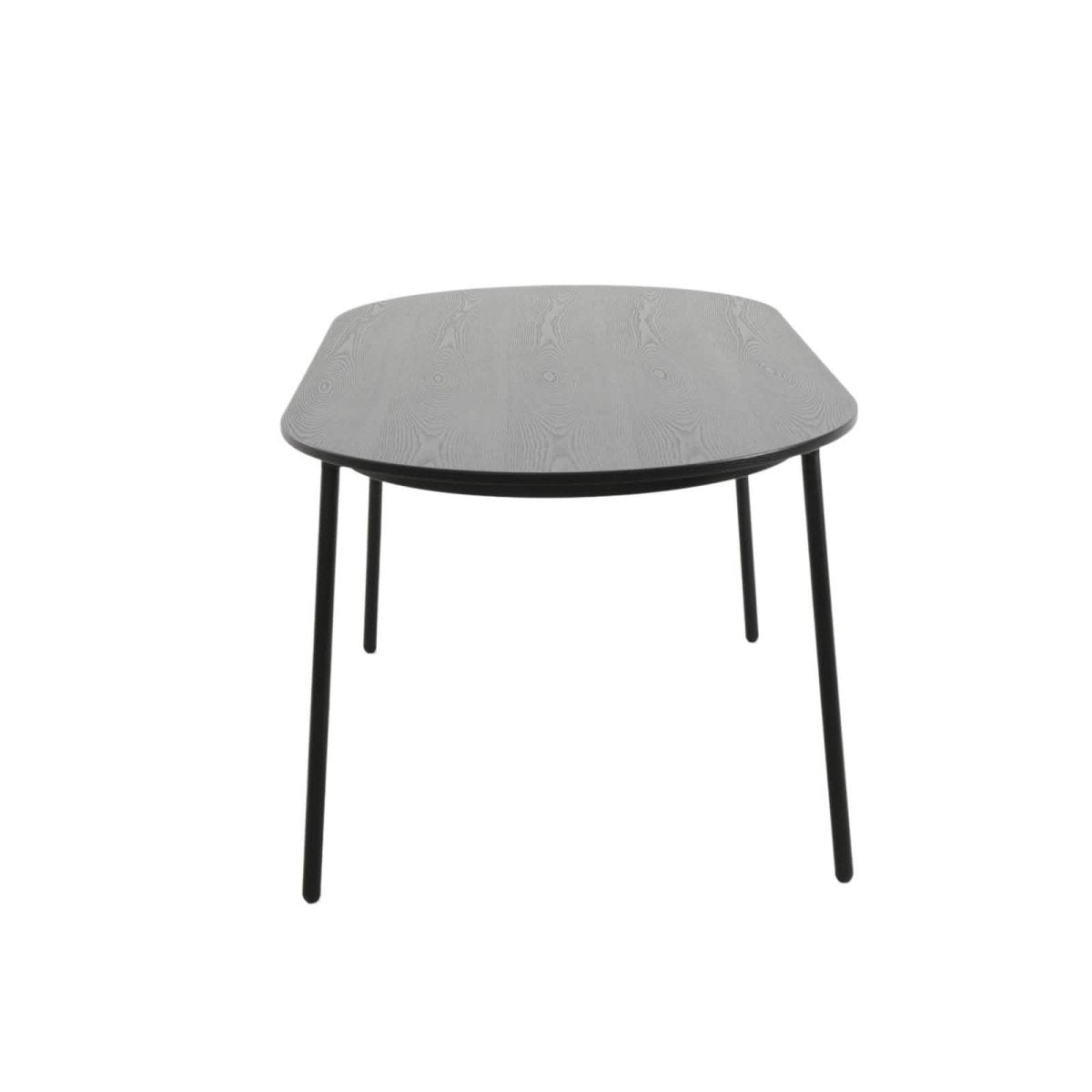 Tule 7 - Piece Dining Set: Steel Frame, 6 Upholstered Chairs, 71'' Oval MDF Tabletop