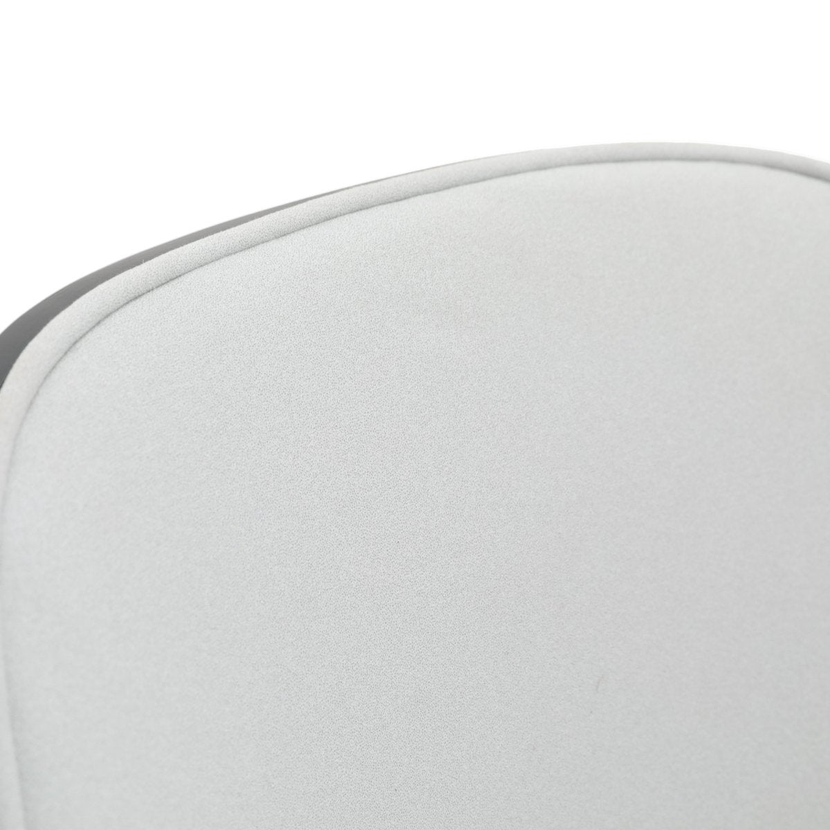Tule Dining Side Chair with Upholstered Seat and Powder - Coated Steel Frame