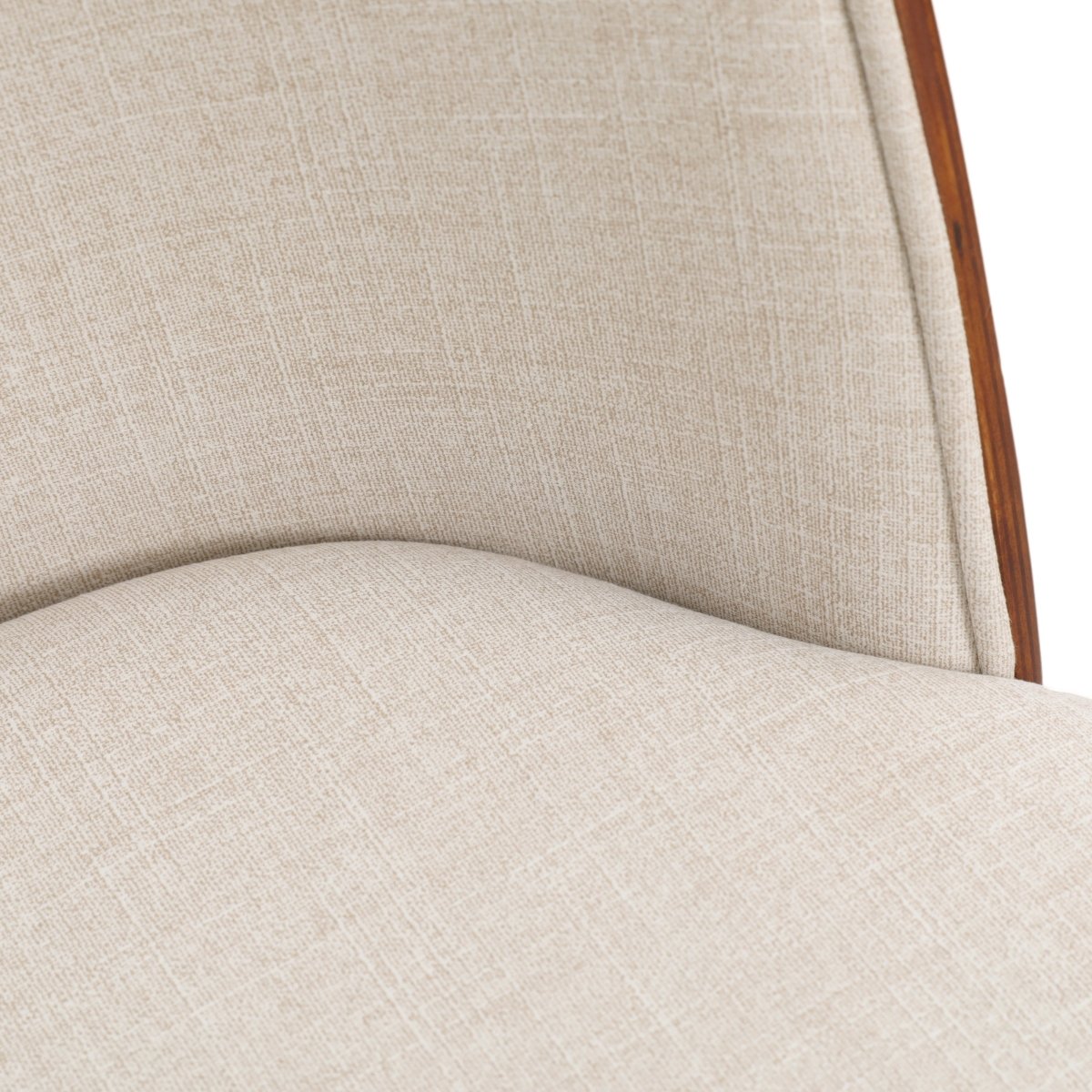 Tule Dining Side Chair with Upholstered Seat and Powder - Coated Steel Frame