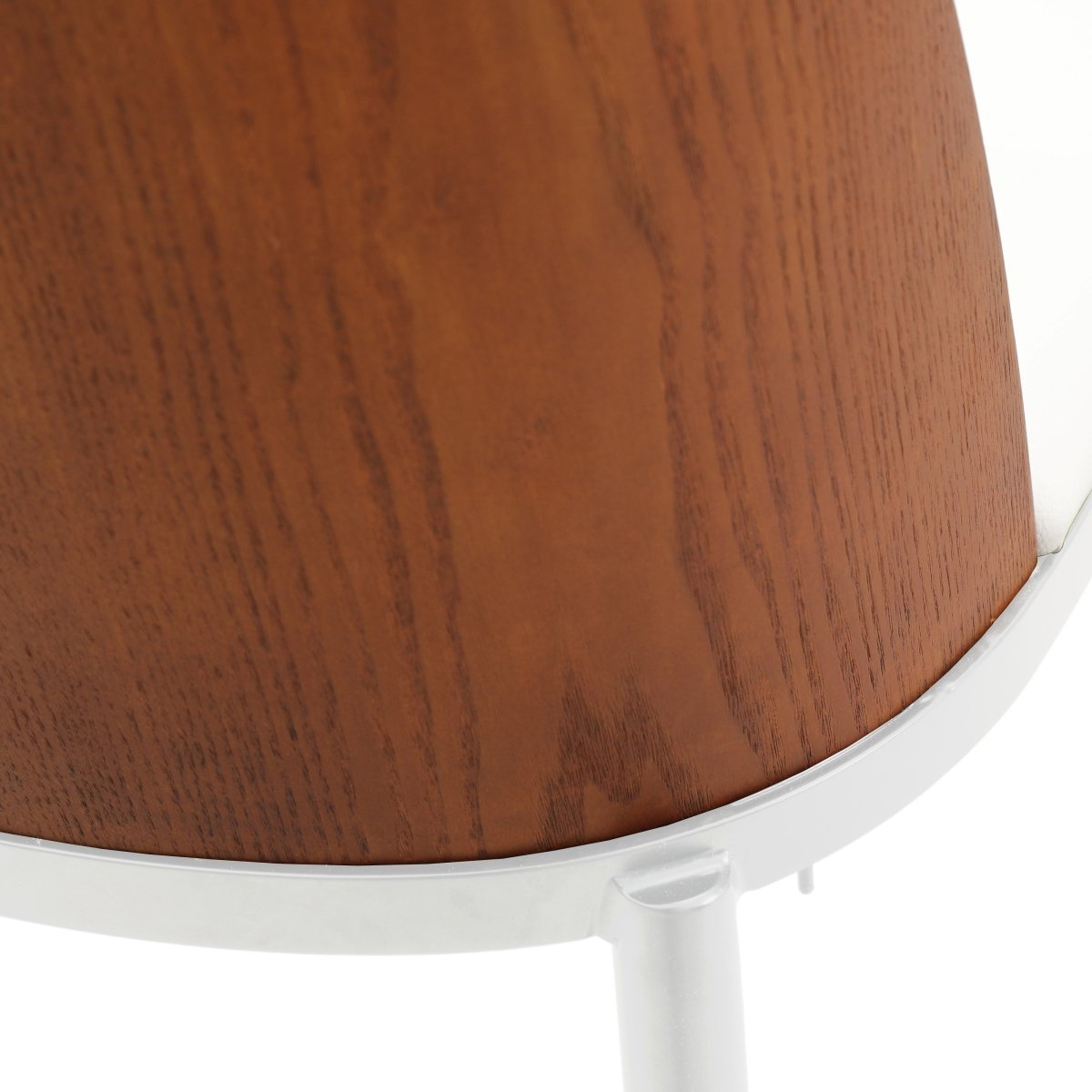 Tule Dining Side Chair with Upholstered Seat and Powder - Coated Steel Frame