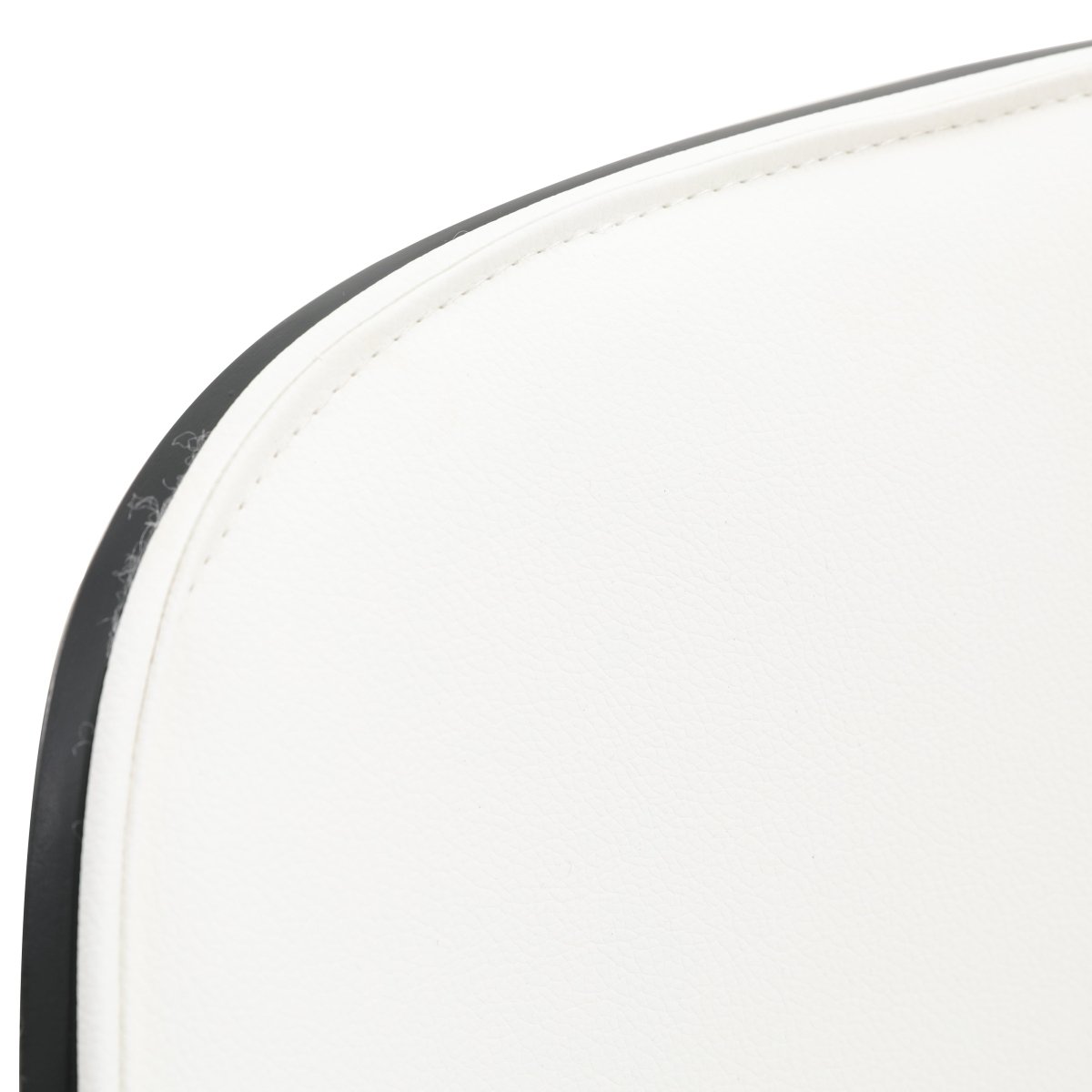 Tule Dining Side Chair with Upholstered Seat and Powder - Coated Steel Frame