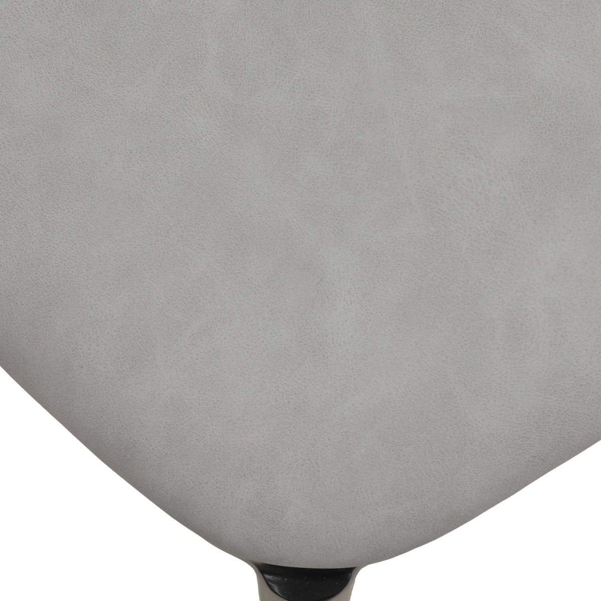 Tule Dining Side Chair with Upholstered Seat and Powder - Coated Steel Frame Set of 2