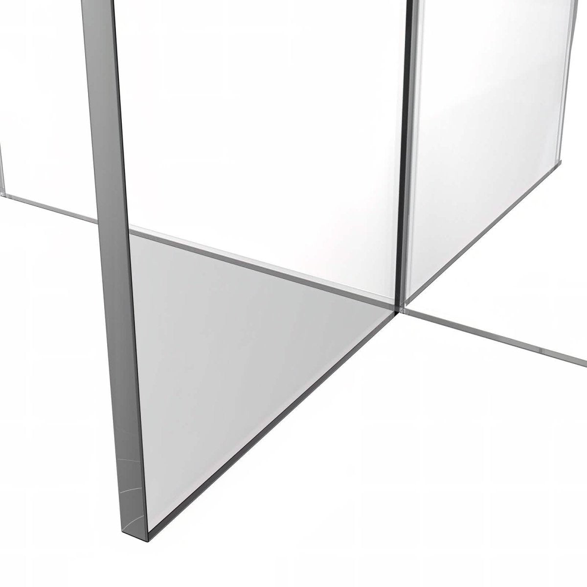Valore Coffee Table with Round MDF Tabletop and Sturdy Acrylic Cross Base