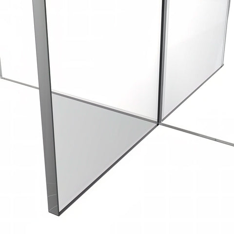 Valore Coffee Table with Round MDF Tabletop and Sturdy Acrylic Cross Base