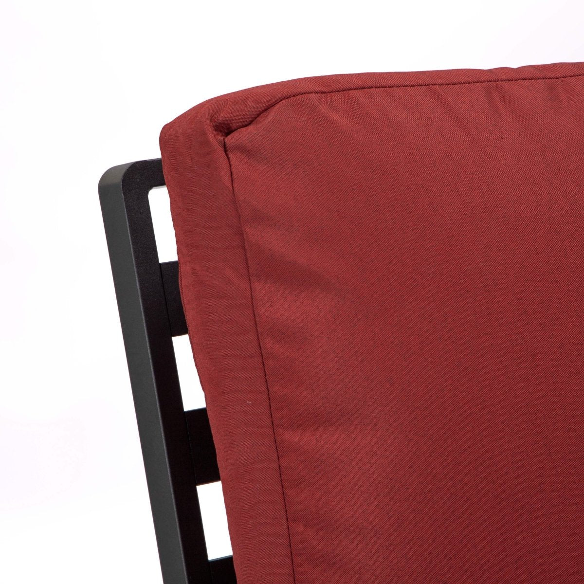 Walbrooke Modern Outdoor Patio Loveseat – Black, Brown, White, or Grey Frame & Removable Cushions