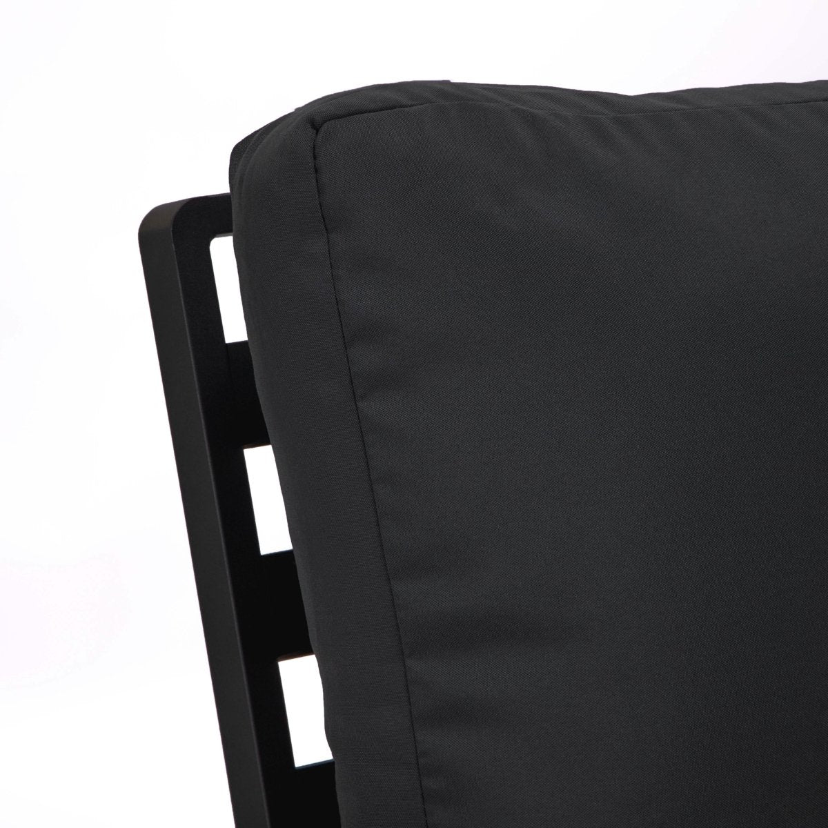 Walbrooke Modern Outdoor Patio Loveseat – Black, Brown, White, or Grey Frame & Removable Cushions