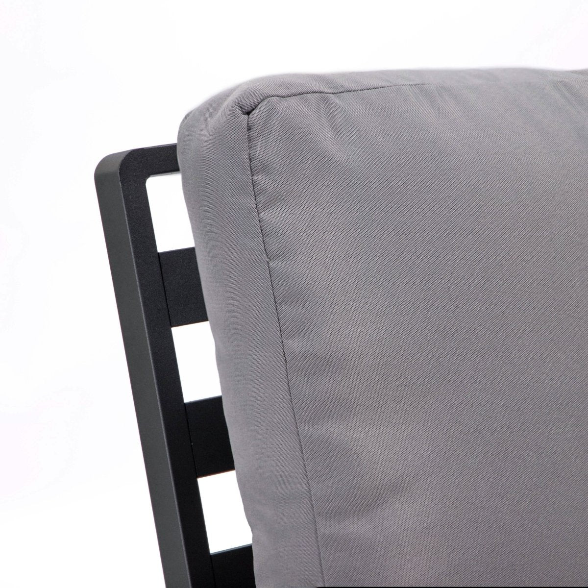 Walbrooke Modern Outdoor Patio Loveseat – Black, Brown, White, or Grey Frame & Removable Cushions