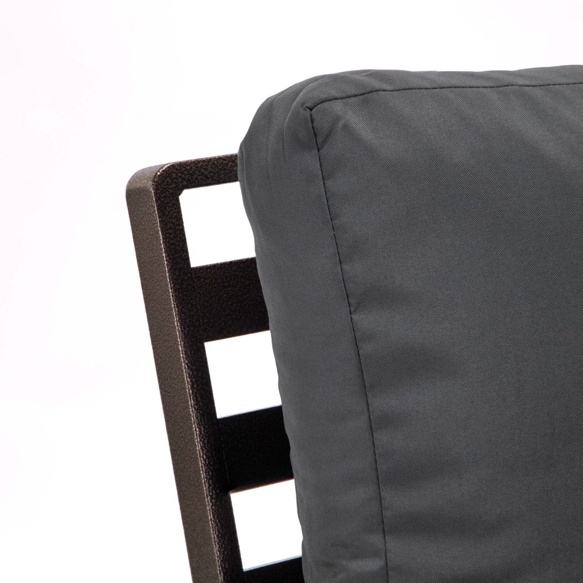 Walbrooke Modern Outdoor Patio Loveseat – Black, Brown, White, or Grey Frame & Removable Cushions