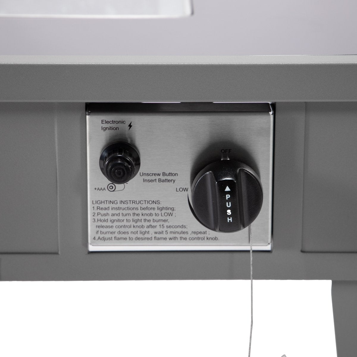 Walbrooke Modern Outdoor Square Fire Pit Table with Powder - Coated Aliuminum Frame Slats/Non Slats Design