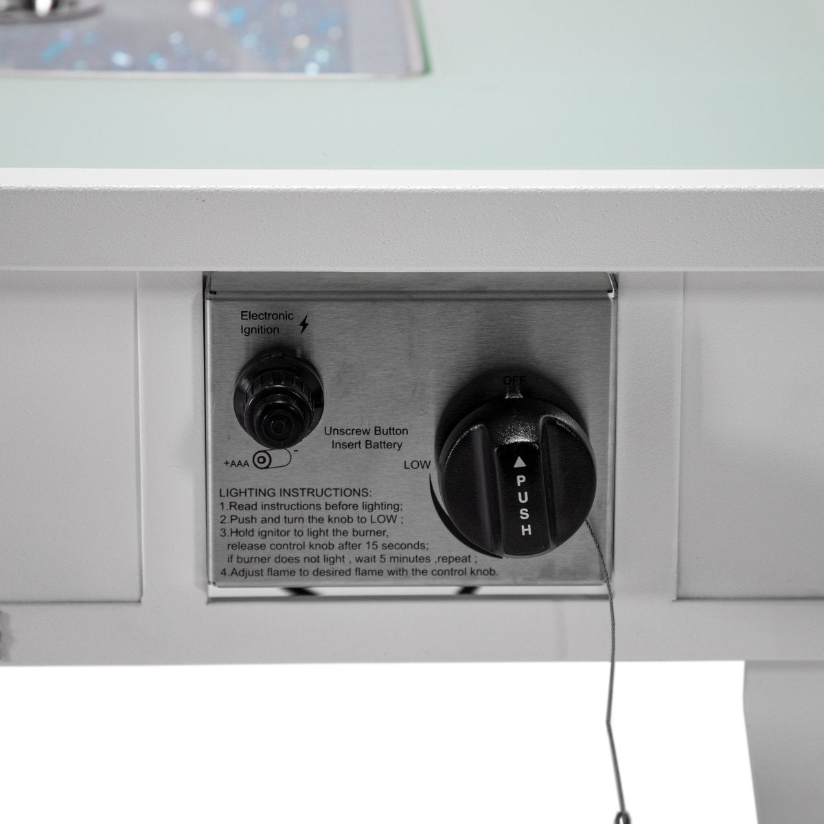 Walbrooke Modern Outdoor Square Fire Pit Table with Powder - Coated Aliuminum Frame Slats/Non Slats Design