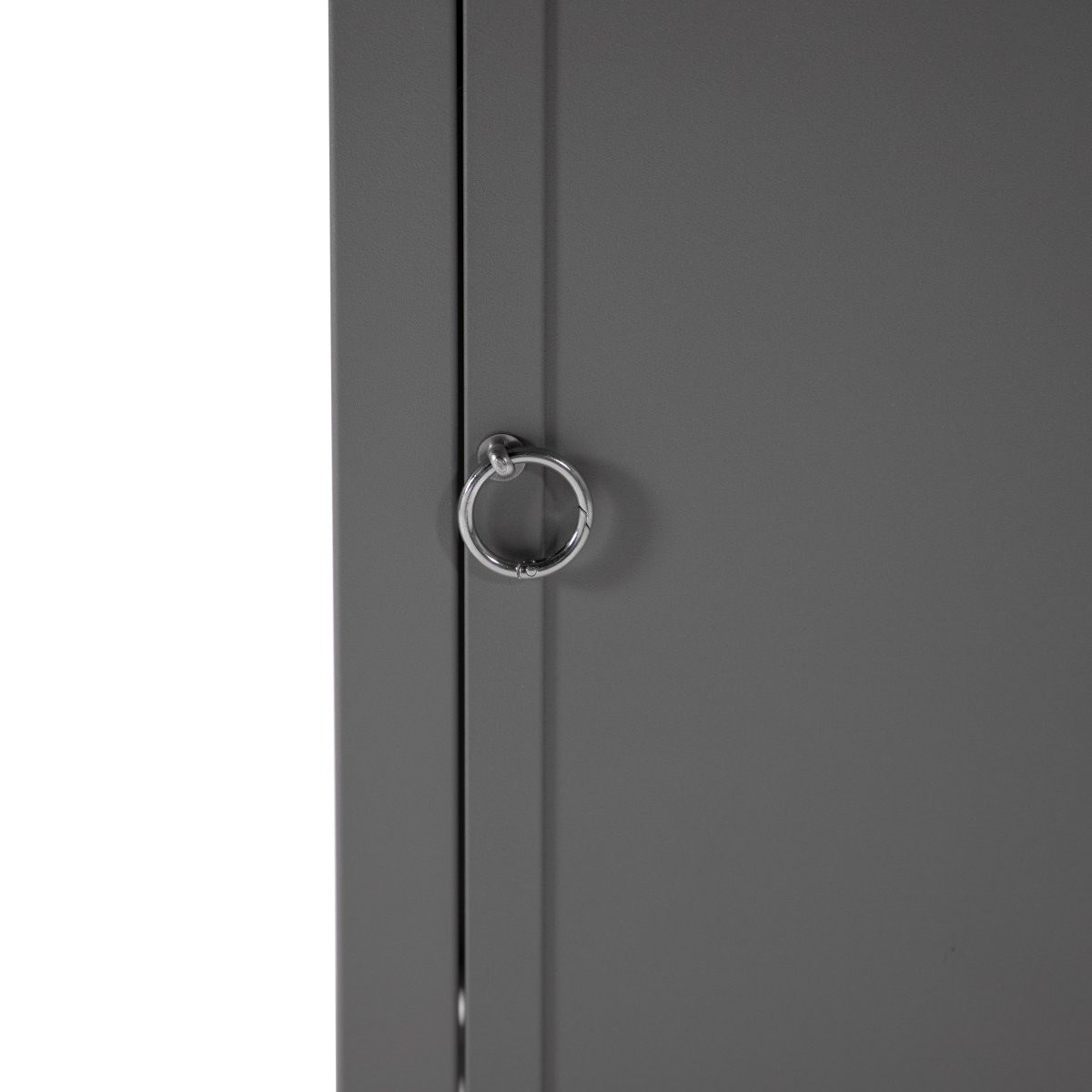 Walbrooke Modern Square Tank Holder Table with Tempered Glass Top and Powder Coated Aluminum Slats/Non Slats Design