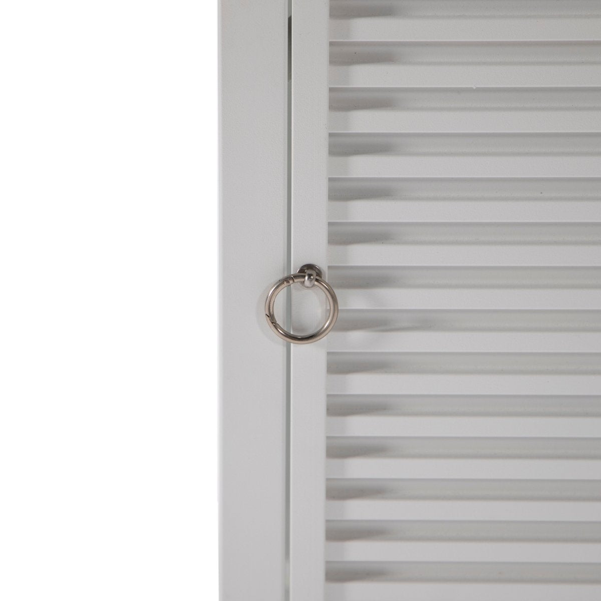 Walbrooke Modern Square Tank Holder Table with Tempered Glass Top and Powder Coated Aluminum Slats/Non Slats Design