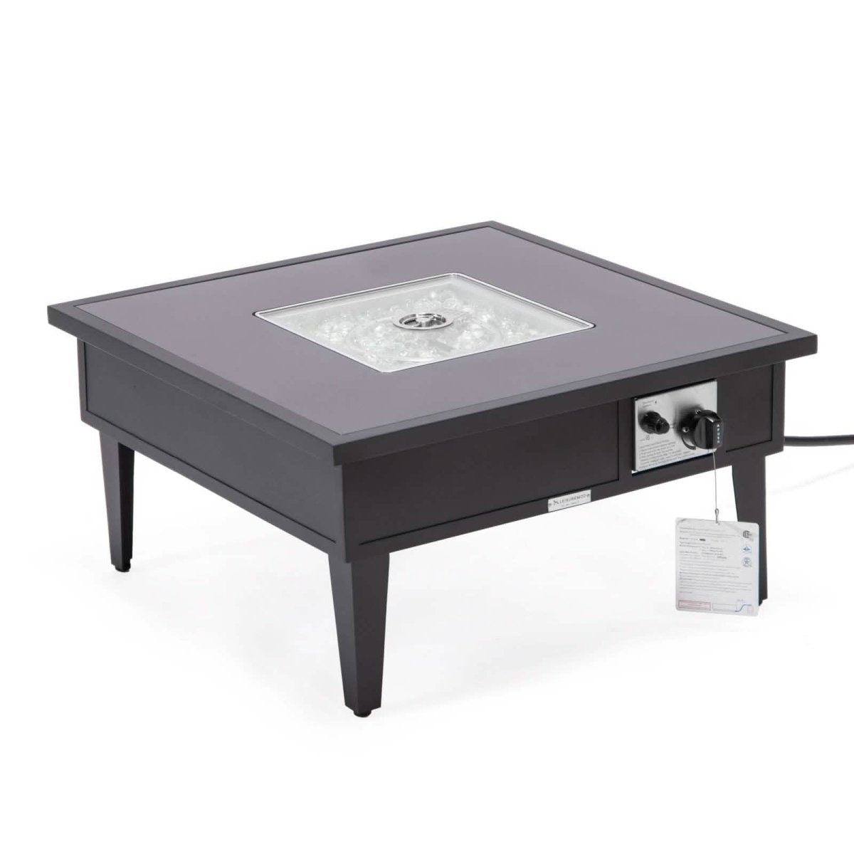 Walbrooke Outdoor Patio Square Fire Pit and Tank Holder