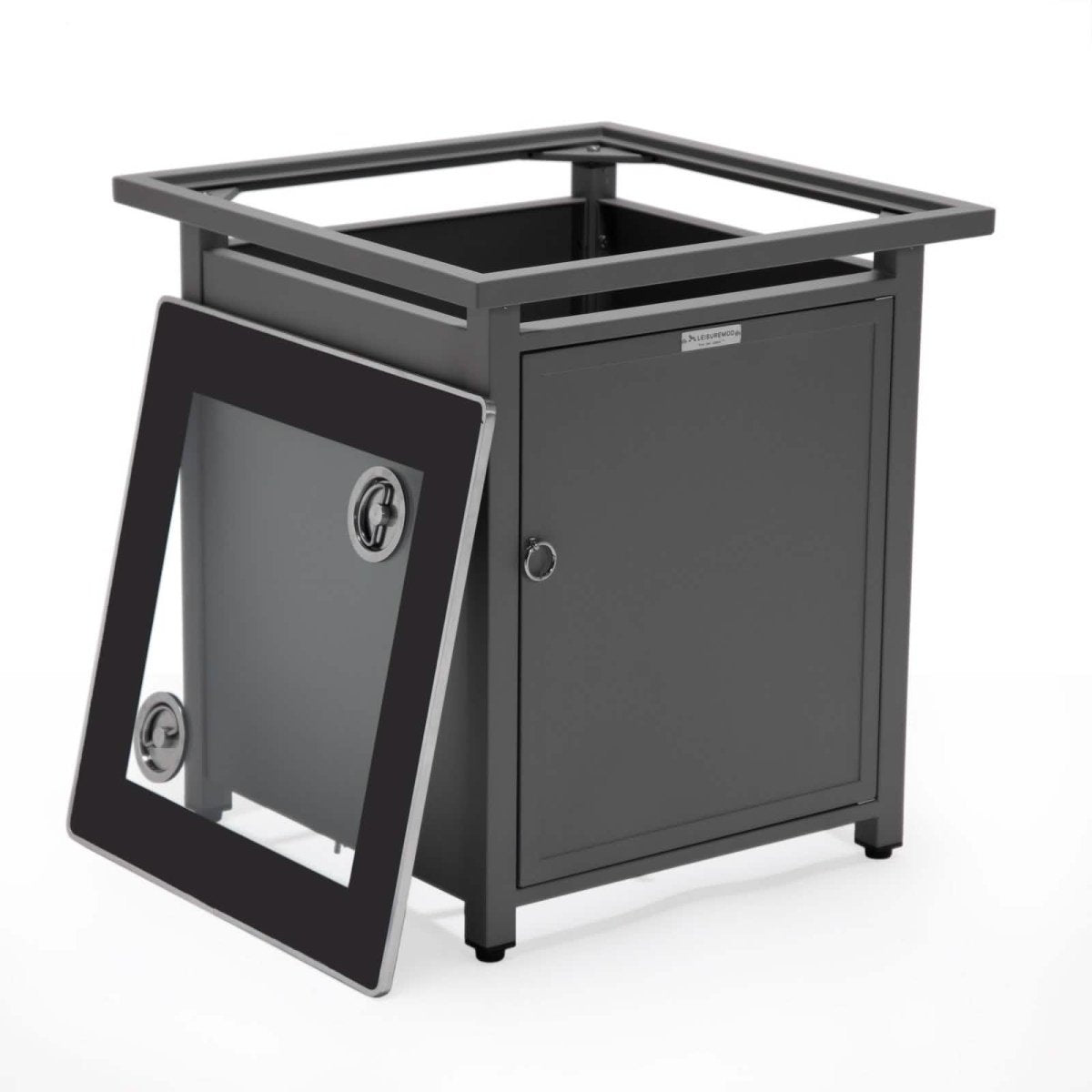 Walbrooke Outdoor Patio Square Fire Pit and Tank Holder
