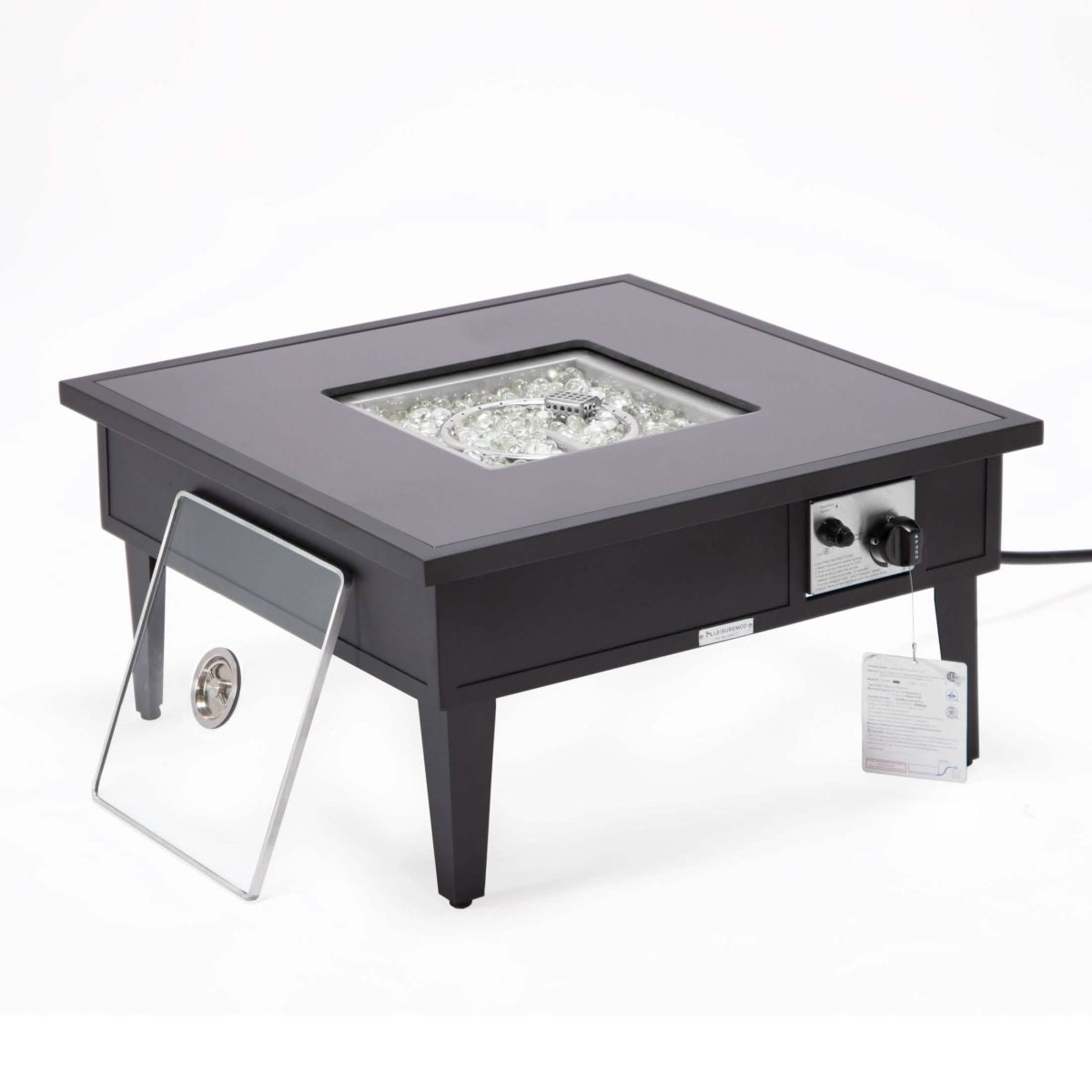 Walbrooke Outdoor Patio Square Fire Pit and Tank Holder