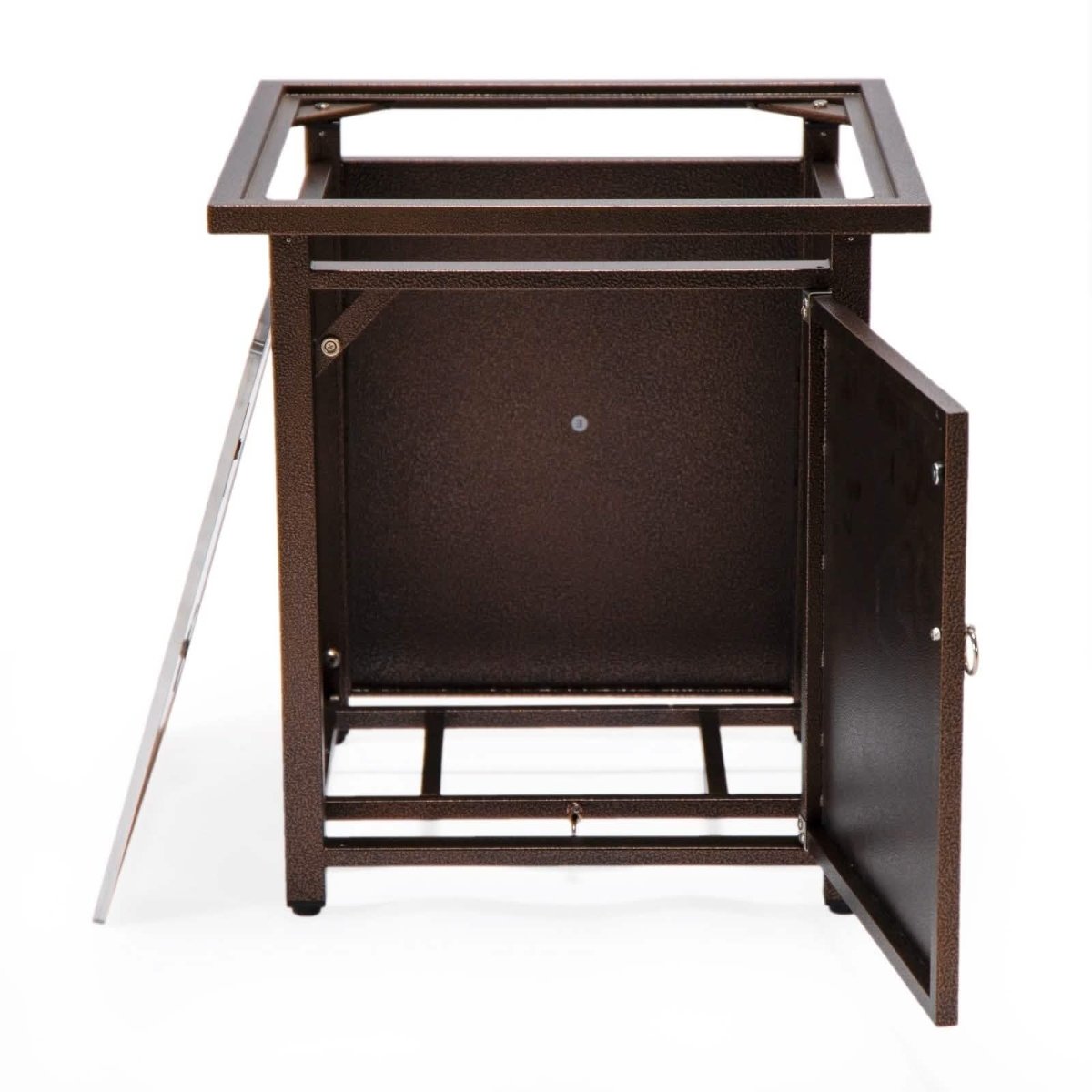 Walbrooke Outdoor Patio Square Fire Pit and Tank Holder