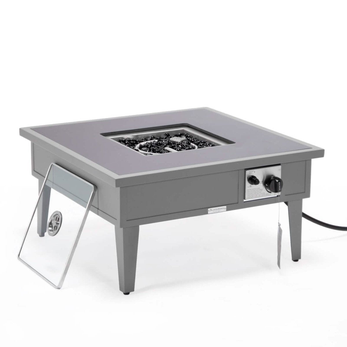 Walbrooke Outdoor Patio Square Fire Pit and Tank Holder