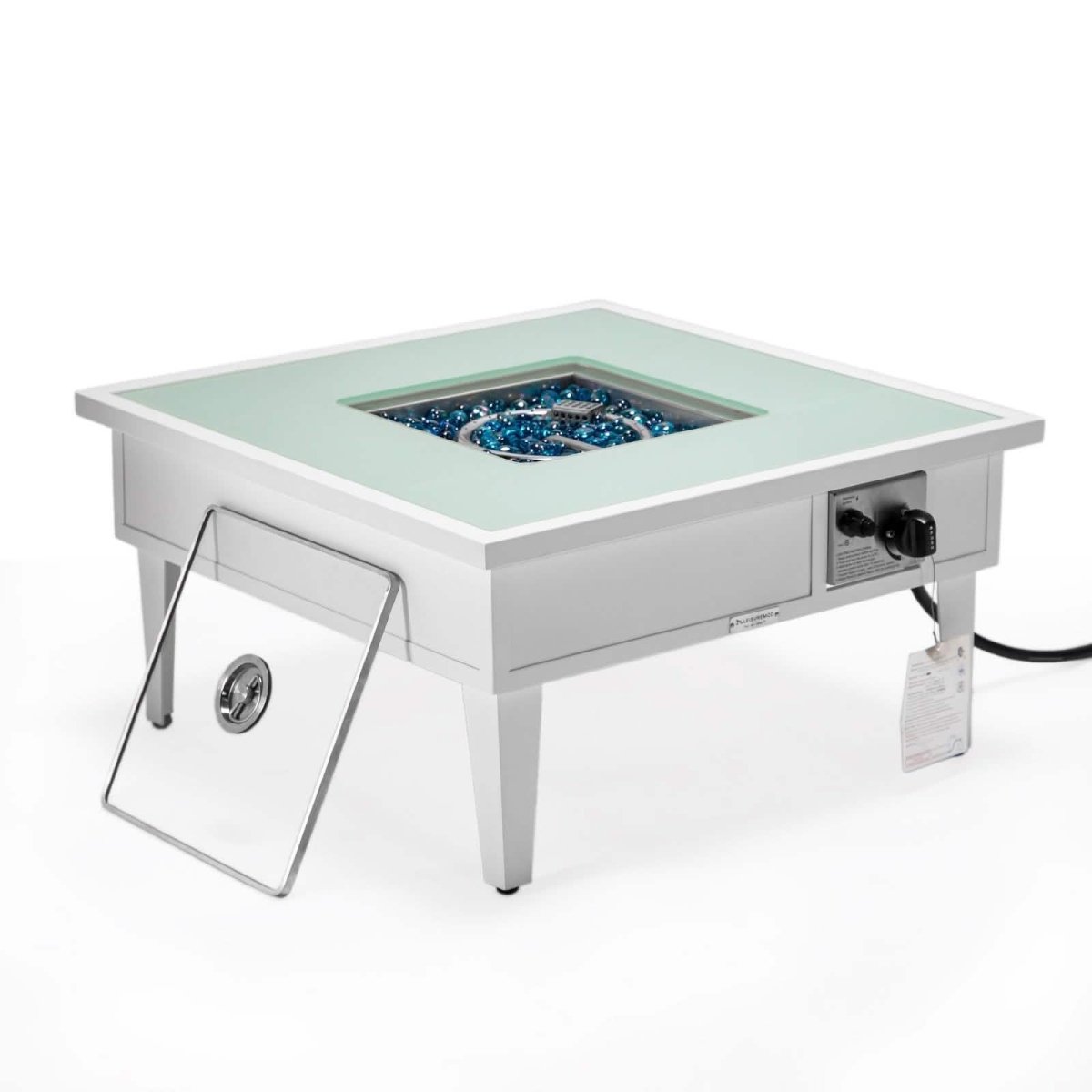 Walbrooke Outdoor Patio Square Fire Pit and Tank Holder
